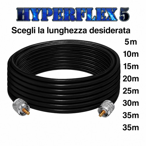 Cavo coassiale hyperflex con - coassiale,