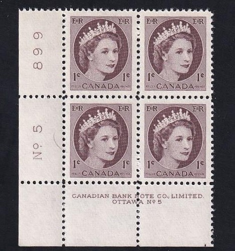 Canada 1954 qeii wilding - qeii, 1¢
